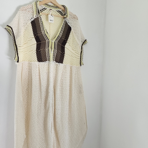 NWT Free People Kelly Crochet Maxi Top XL - Picture 4 of 15